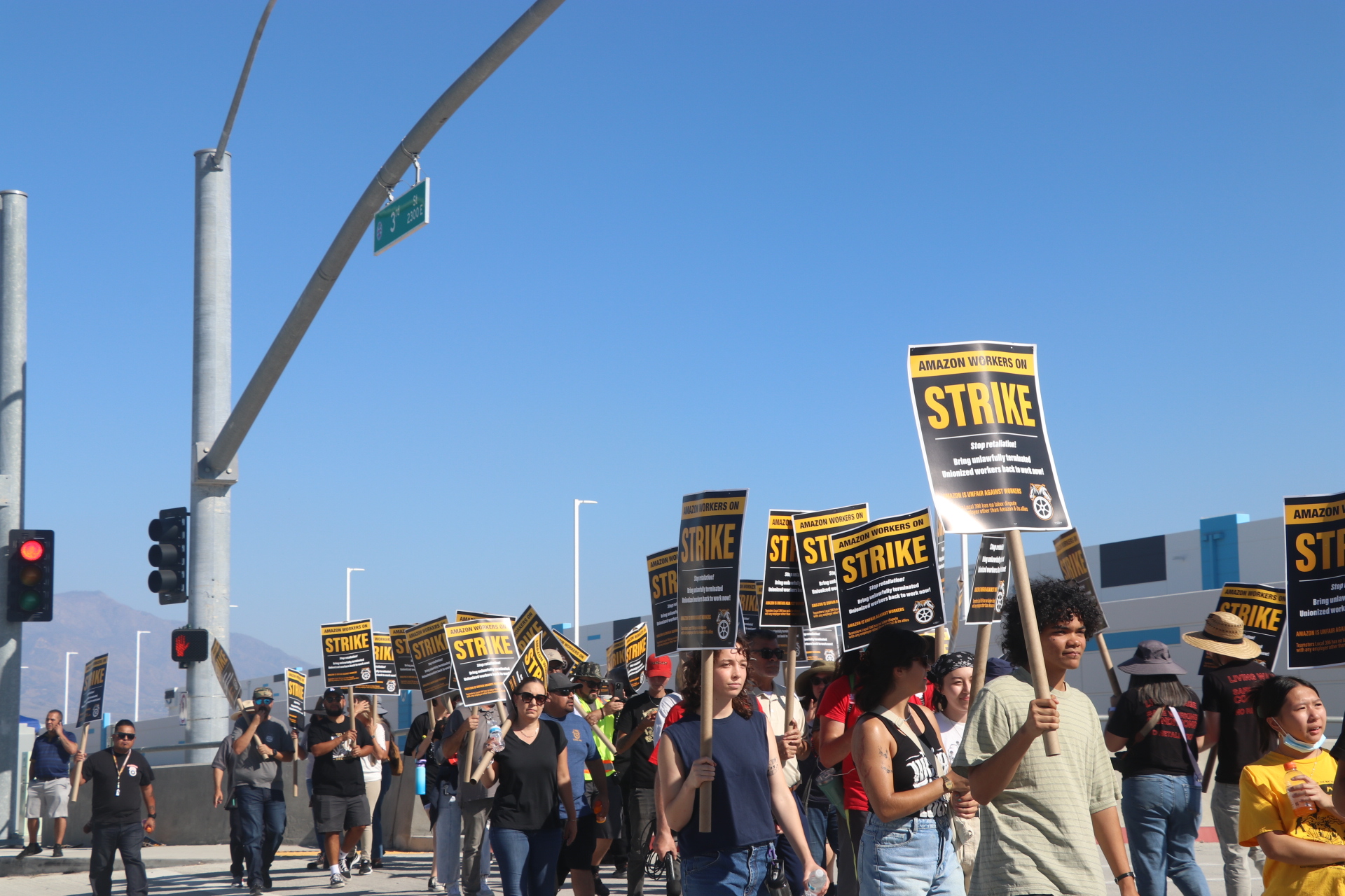 teamsters strike at san bernardino